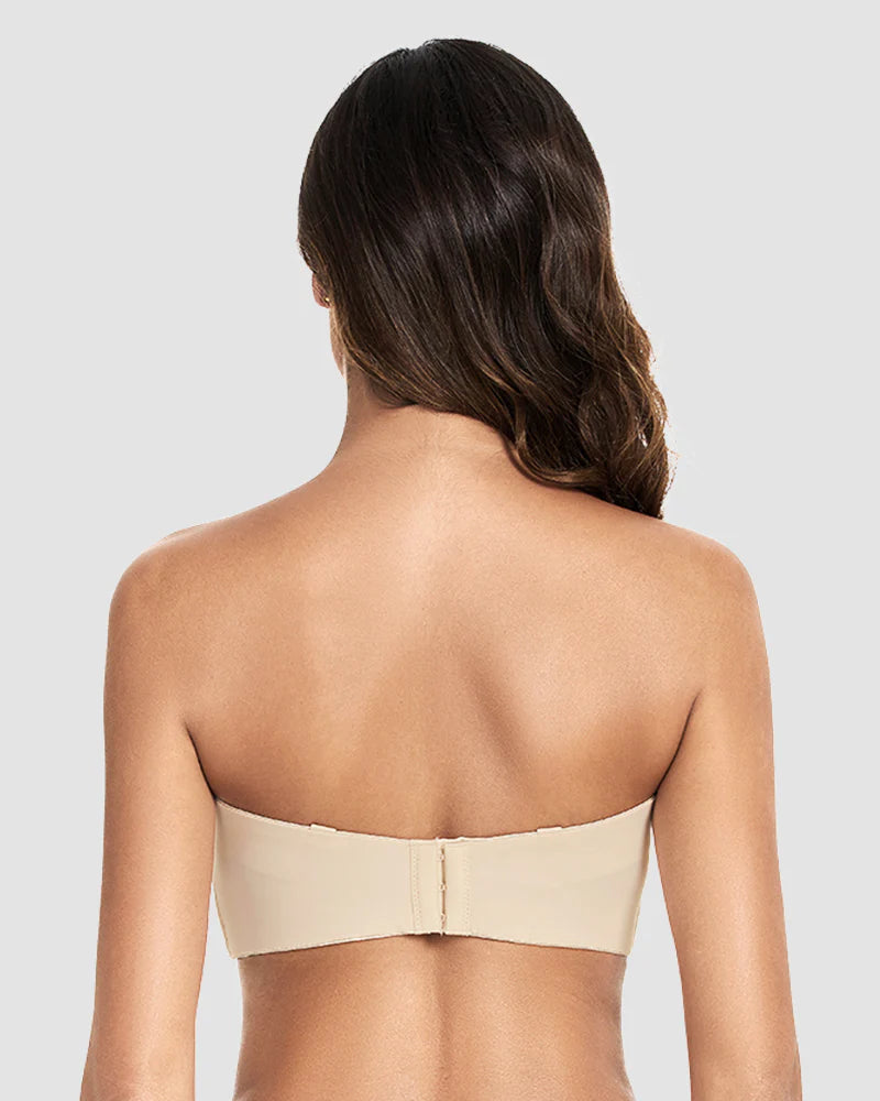 Bandeau - Strapless convertible antideslizante de soporte completo