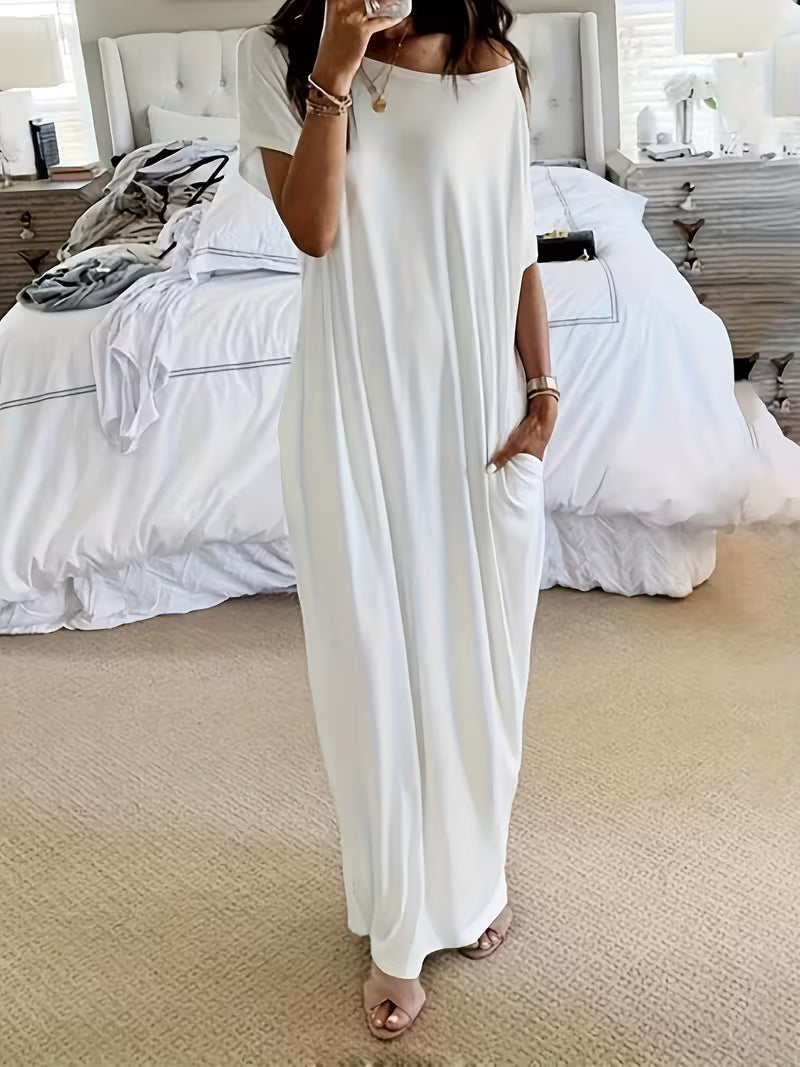 Off-Shoulders - Vestido largo de hombros descubiertos
