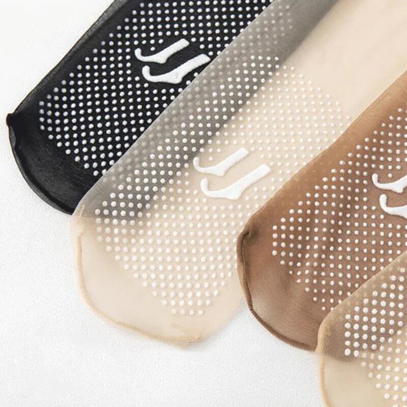Crystal Socks | Medias Invisibles Antideslizantes (12 Pares)