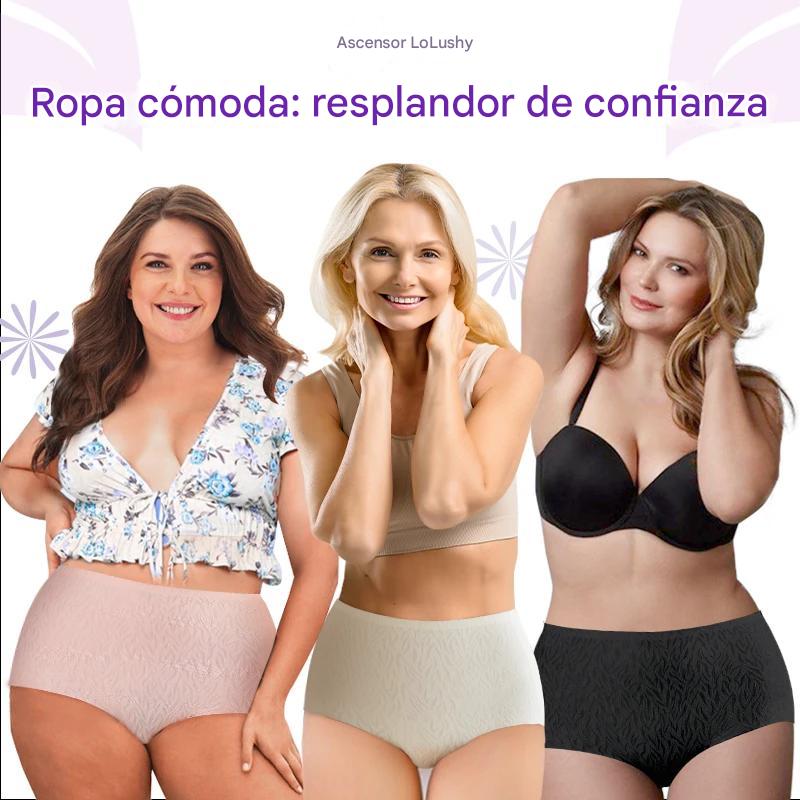 Traceless - Pantys de control de abdomen con realce de cadera y cintura alta sin costuras