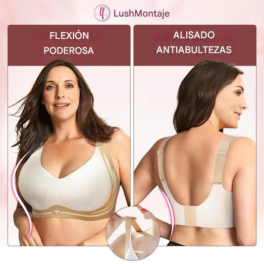 LushFitting - Sujetador push-up sin costuras