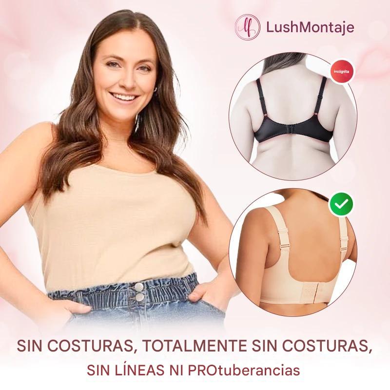 LushFitting - Sujetador push-up sin costuras