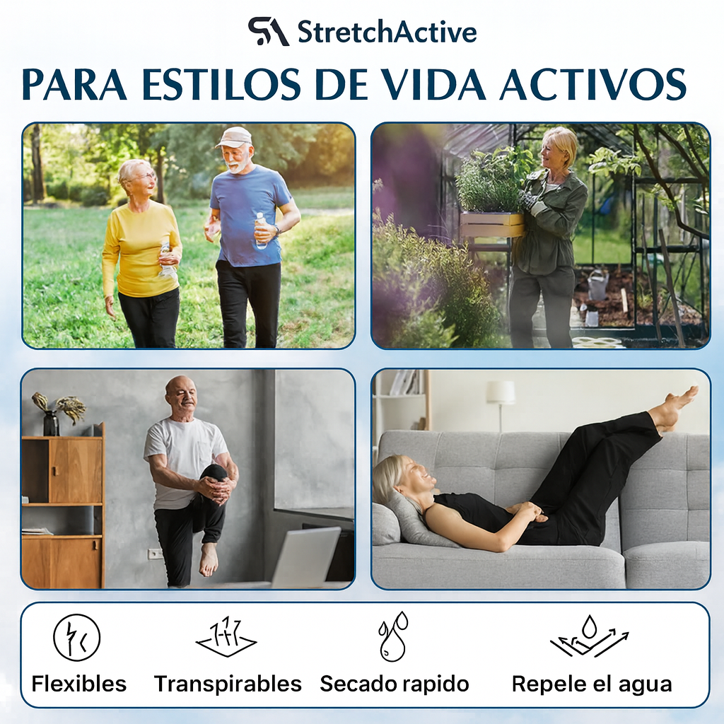 Pantalones StretchActive unisex ultraelásticos de secado rápido
