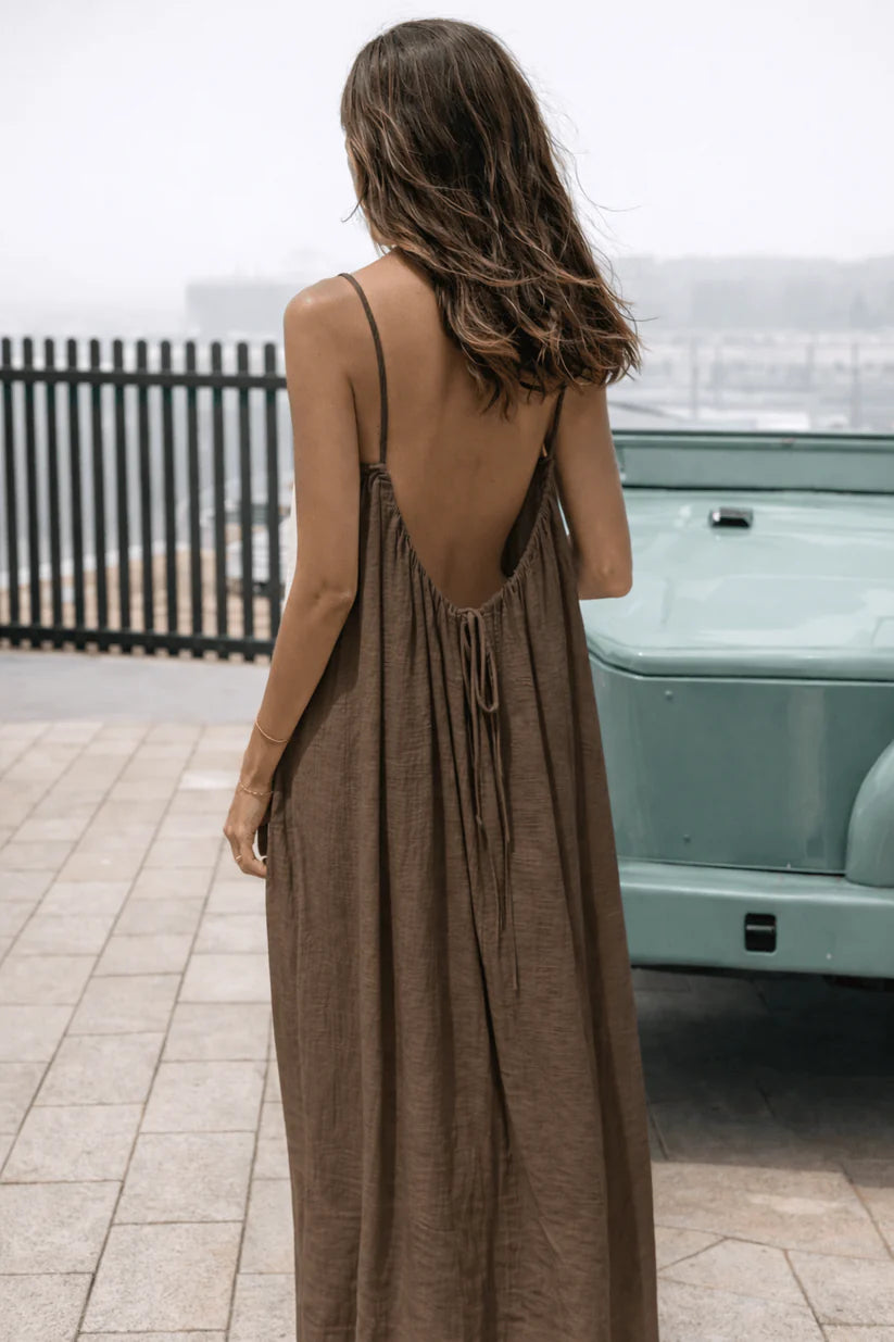 Maxi Dress - Vestido Largo con Espalda Descubierta