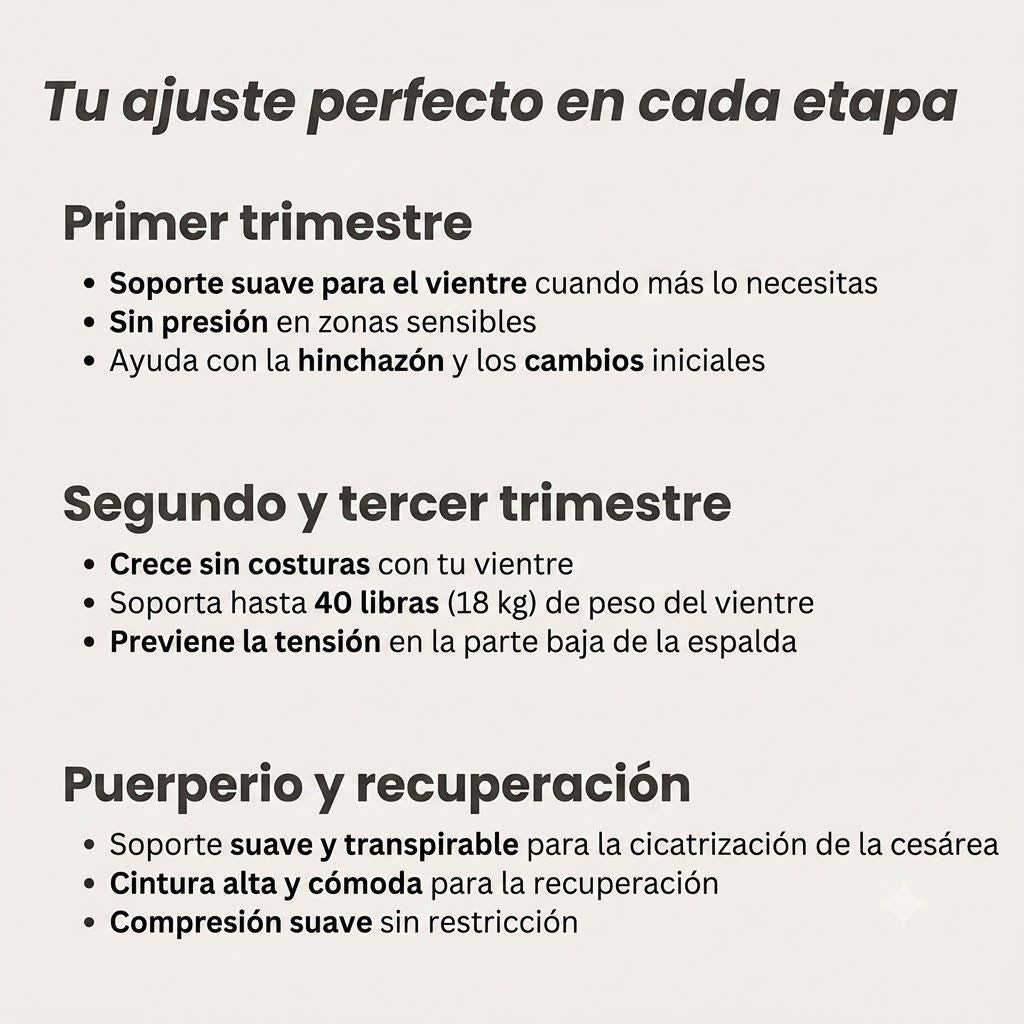 Aura™ | Pantys Maternos de Soporte Ultrasuaves - Pack de 5