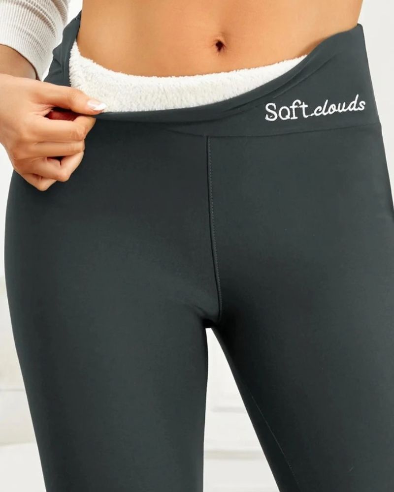 Shark's Leggings - Térmicos de cintura alta y corte ajustado