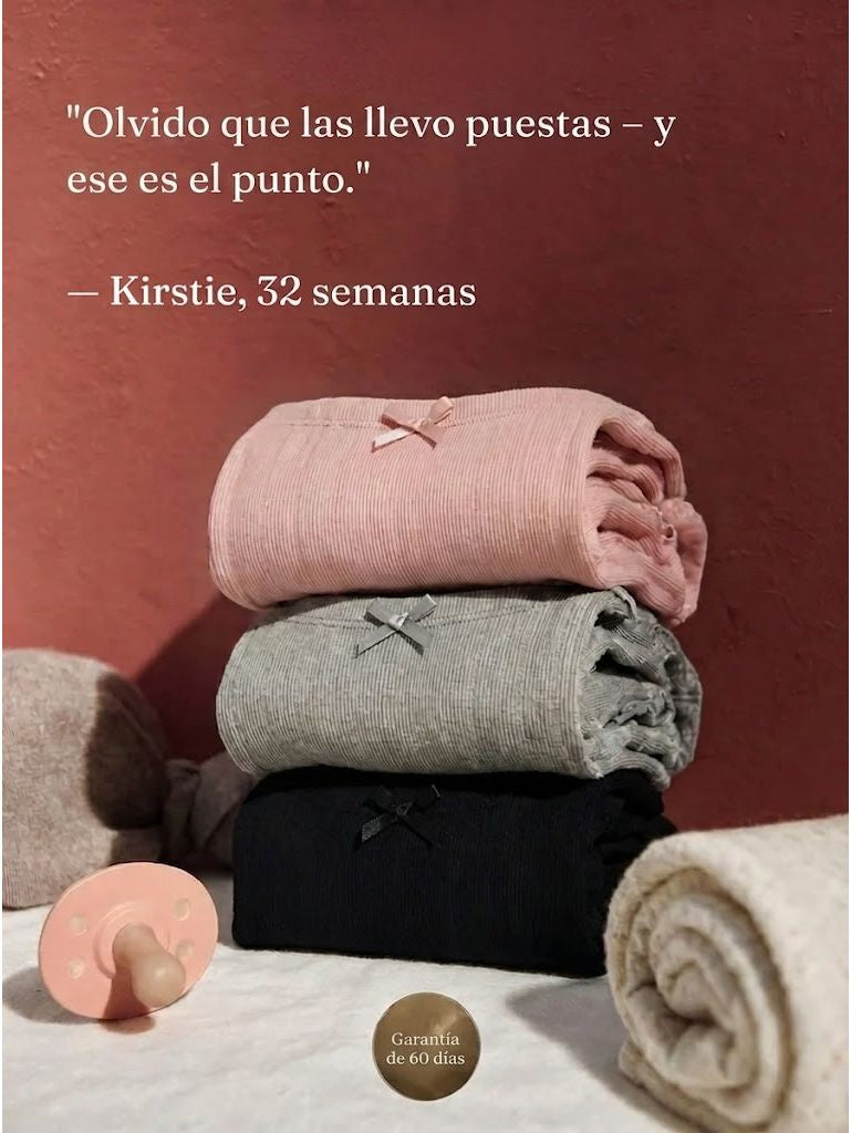 Aura™ | Pantys Maternos de Soporte Ultrasuaves - Pack de 5