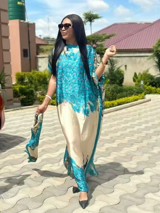 Conjunto Cover-up y bufanda para playa y vacaciones