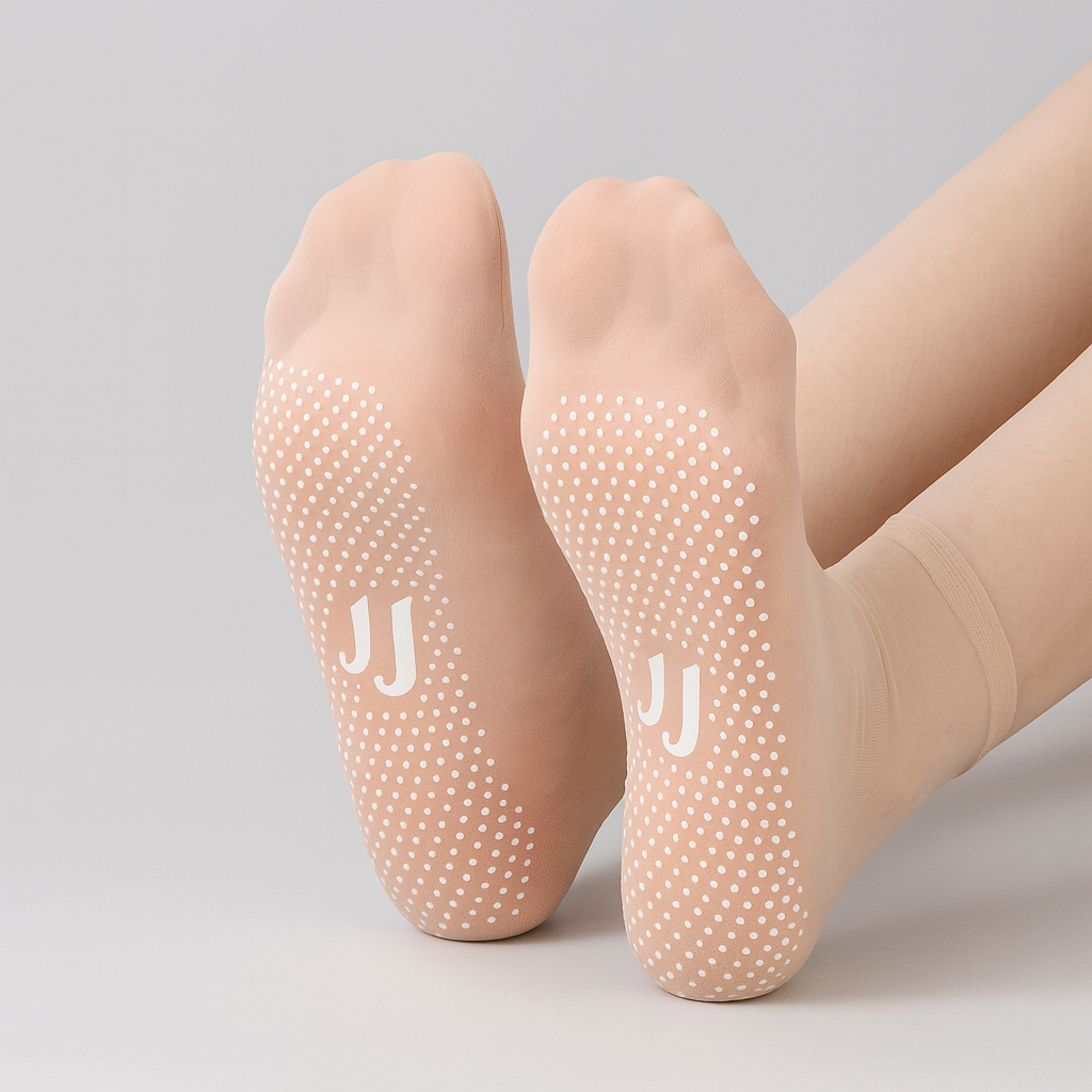 Crystal Socks | Medias Invisibles Antideslizantes (12 Pares)