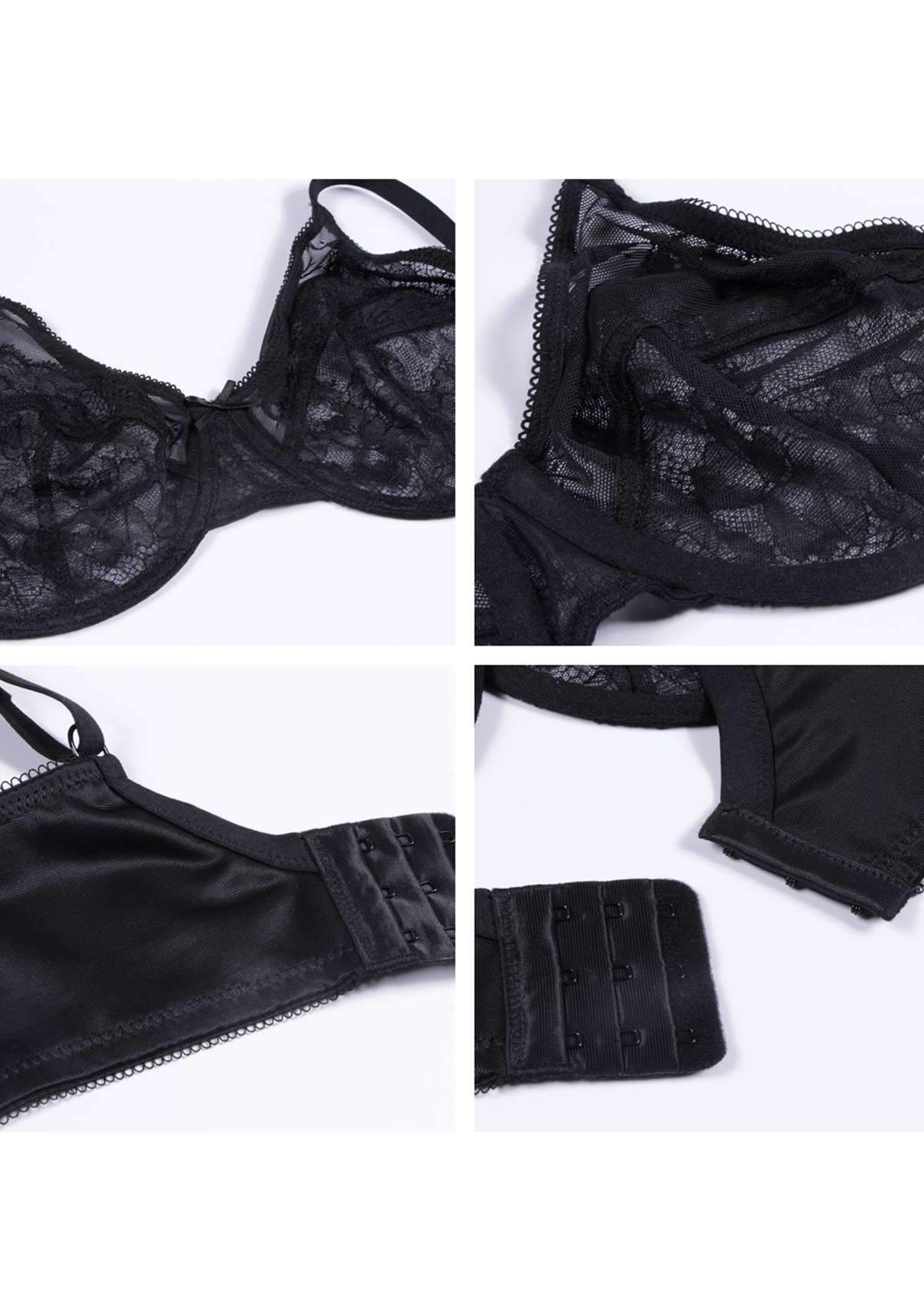 Lovely Lace Bra - Encaje sofisticado, ajuste perfecto.