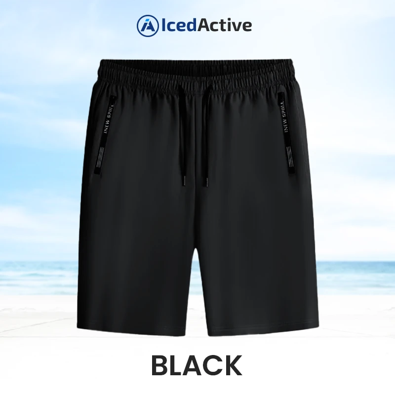 IcedActive | Shorts elásticos de secado rápido Ice Silk