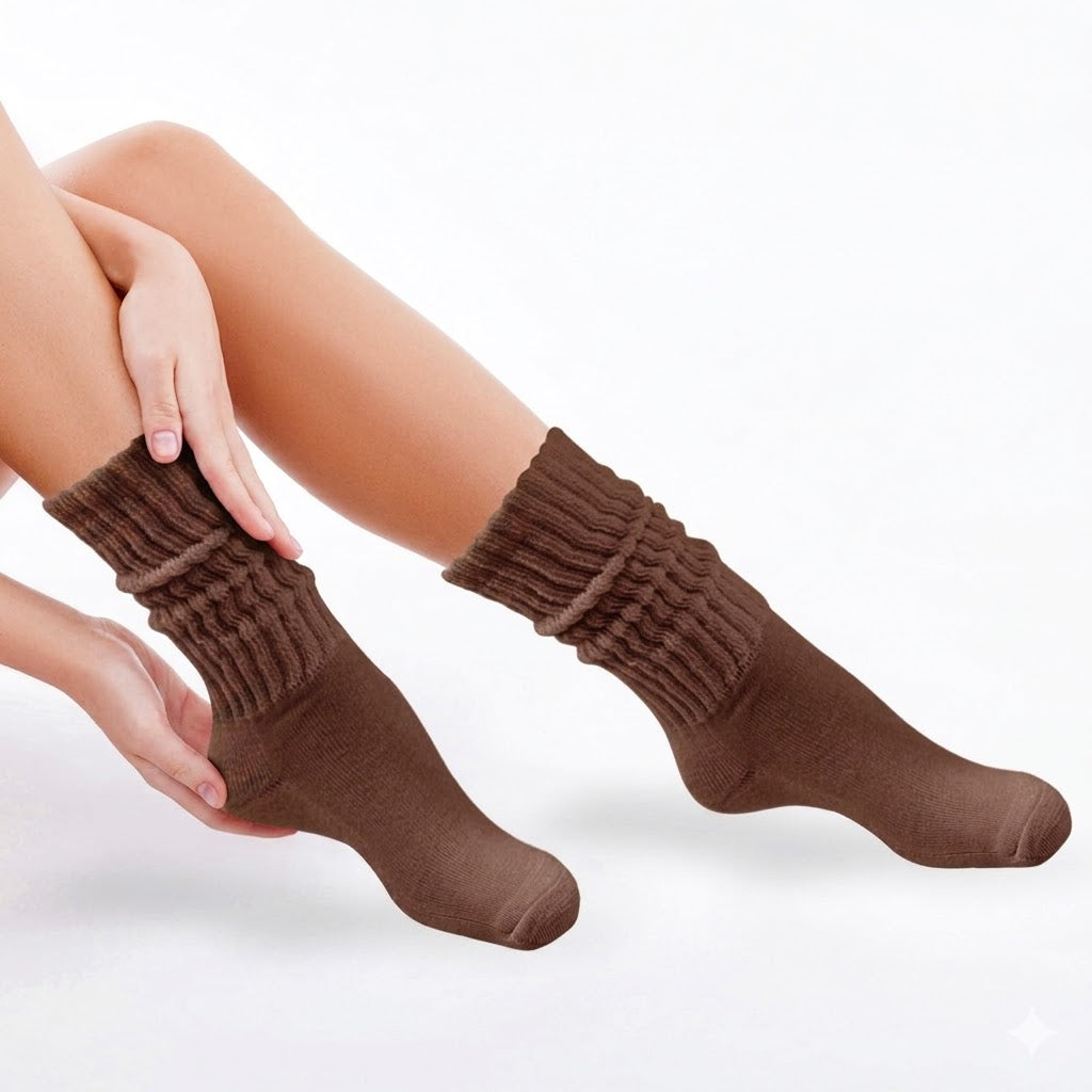 Medias para invierno - Pack de 6 pares de medias suaves acolchadas